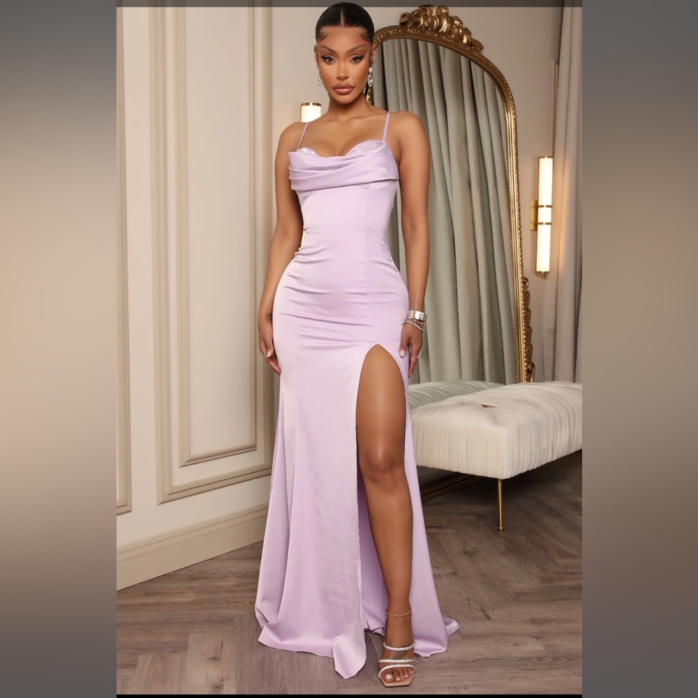 Elegant lavendar dress
